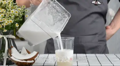 Make Frozen ice with coconut milk step 8