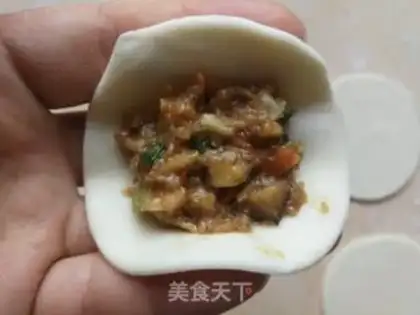 Make Carrot mushroom pork dumplings step 19