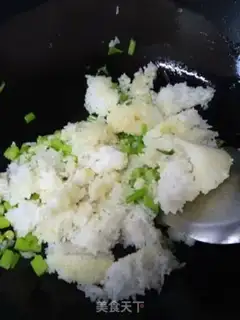 Make Celery egg fried rice step 4