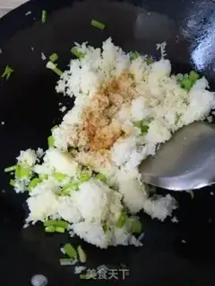 Make Celery egg fried rice step 5