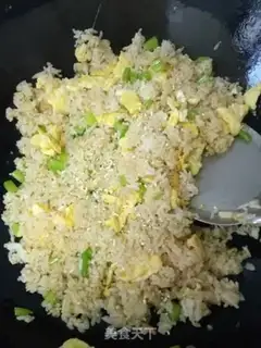 Make Celery egg fried rice step 6