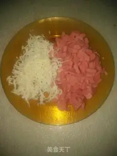 Make Cheese ham and sausage packs step 6