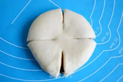 Make ♪ Four leaves with bread ♪ step 5