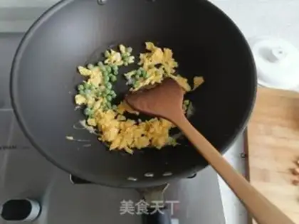 Make Sausage fried rice step 4