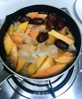 Make Silver ear papaya sugar step 6