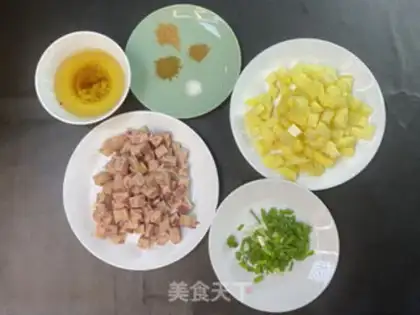 Make Spud and potatoes step 1
