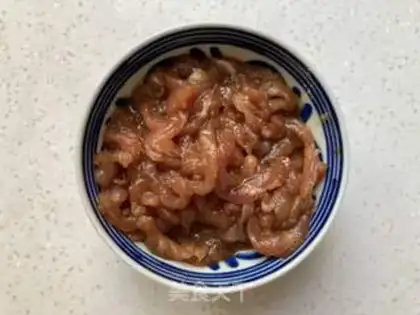 Make Sword bean fried meat step 2