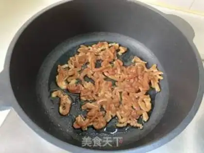 Make Sword bean fried meat step 4