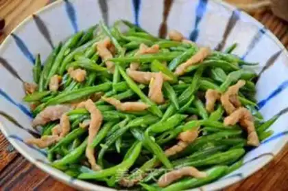 Make Sword bean fried meat step 7