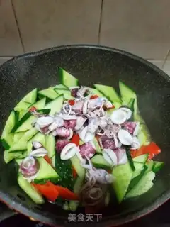 Make The cucumbers are fired step 7