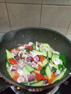 Make The cucumbers are fired step 8