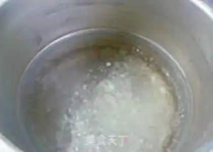 Make Green bean congee step 4
