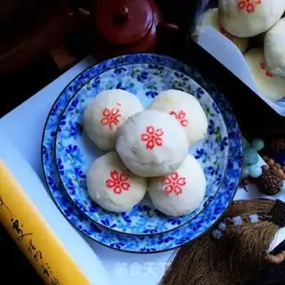 Make A tan green bean mooncake step 17