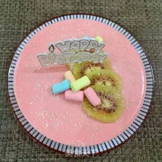 Make A peach mousse cake step 13