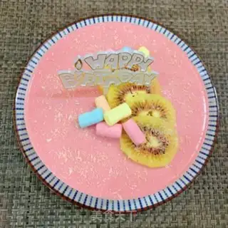 Make A peach mousse cake step 15