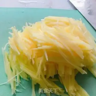 Make Clear the potatoes step 1