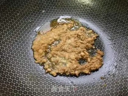 Make Golden shrimp tofu step 2