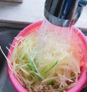 Make Clear the potatoes step 2