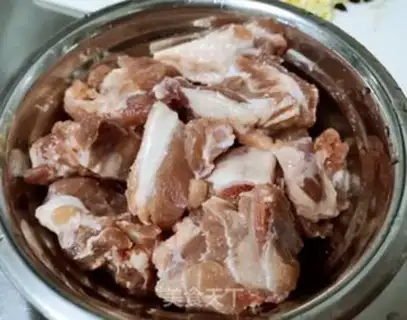 Make Potato beans, veggie ribs step 1