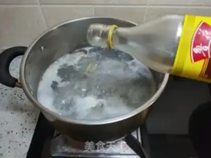 Make Corn steak soup step 1