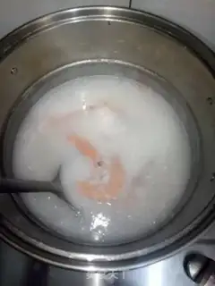 Make Shrimp porridge step 4