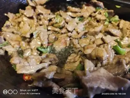 Make Pepper beef step 4