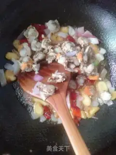 Make Fried scallops step 6