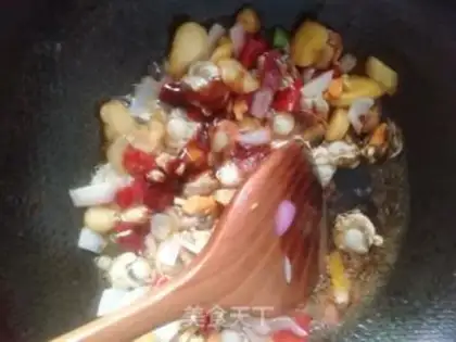 Make Fried scallops step 7
