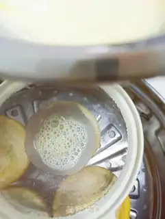 Make Orange pudding step 2