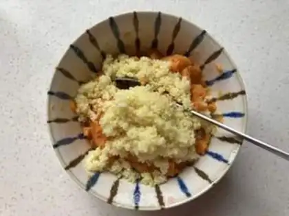Make Little rice fries step 4