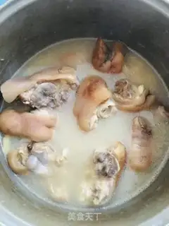 Make Pig hoof and soybeans step 3