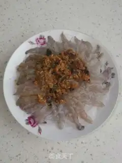 Make Garlic fan steamed shrimp step 5
