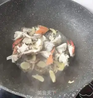 Make Crab with ginger step 9