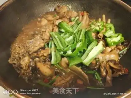 Make Flaming chicken in mushrooms step 8