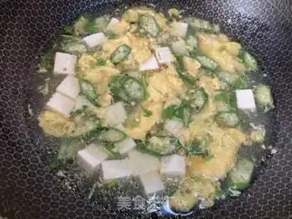 Make Tofu egg soup step 8