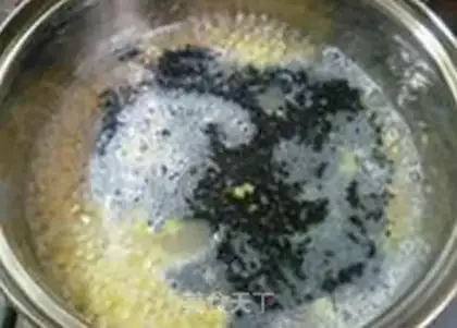 Make Black sesame corn step 4