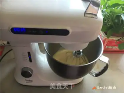 Make Sesame egg cookies step 2