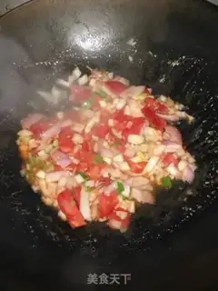 Make Chicken garden mushroom pizza step 3