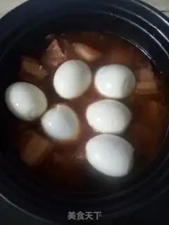 Make Red roasted eggs step 5