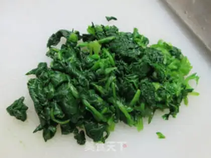 Make Crab stick spinach step 4