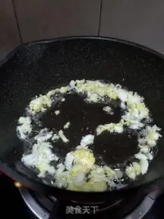 Make Eel egg fried rice step 2
