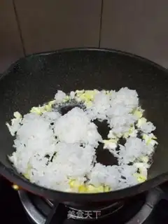 Make Eel egg fried rice step 3