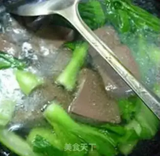 Make Green goose blood fan soup step 8