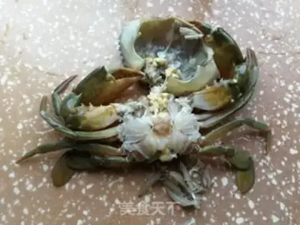 Make Onions of green crabs step 2