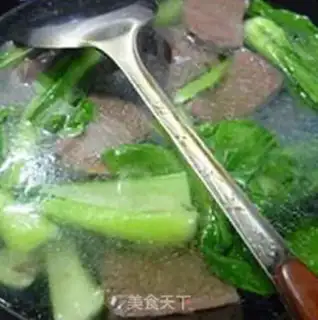 Make Green goose blood fan soup step 9