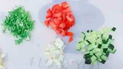 Make Vegetable salad step 1