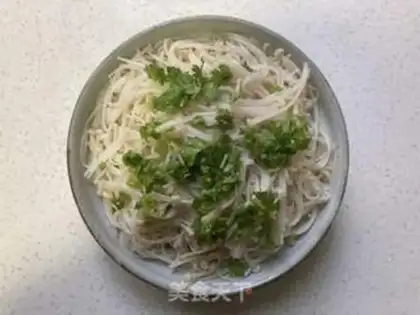 Make Frozen needle mushrooms step 5