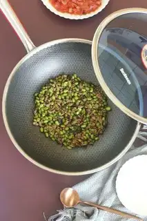 Make Olive gravy curd beans step 6