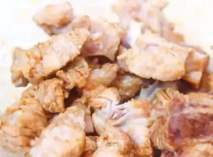 Make Dry pan ribs step 1