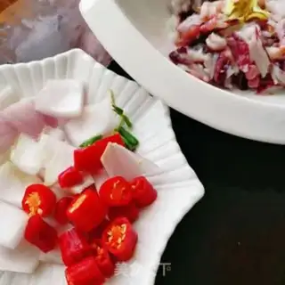 Make Fired squid step 1